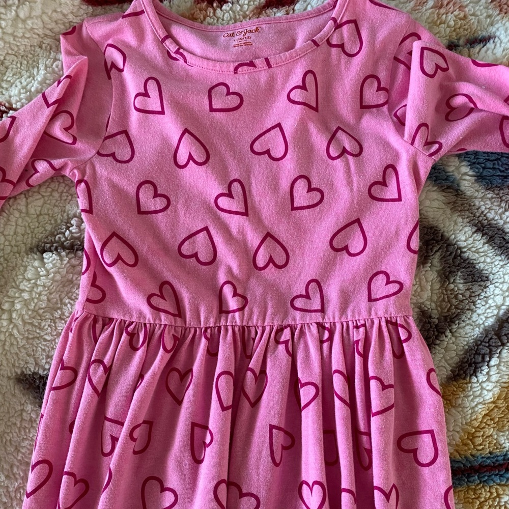🌞Pink heart dress
